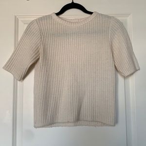 short sleeve sweater top